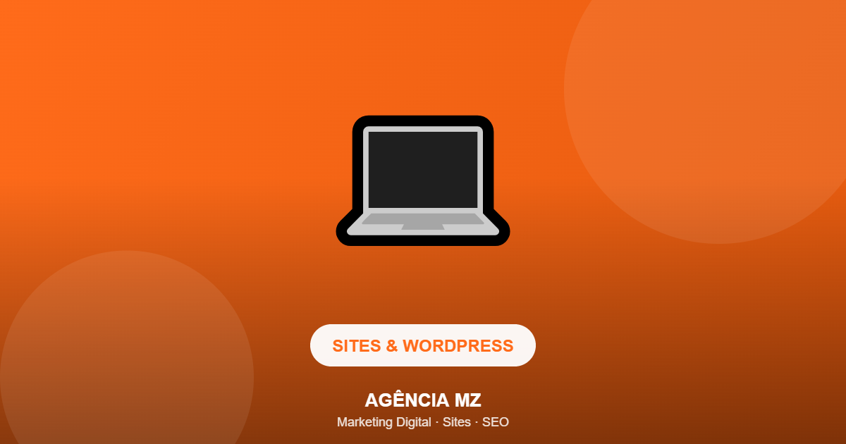 Sites & WordPress - Agência MZ